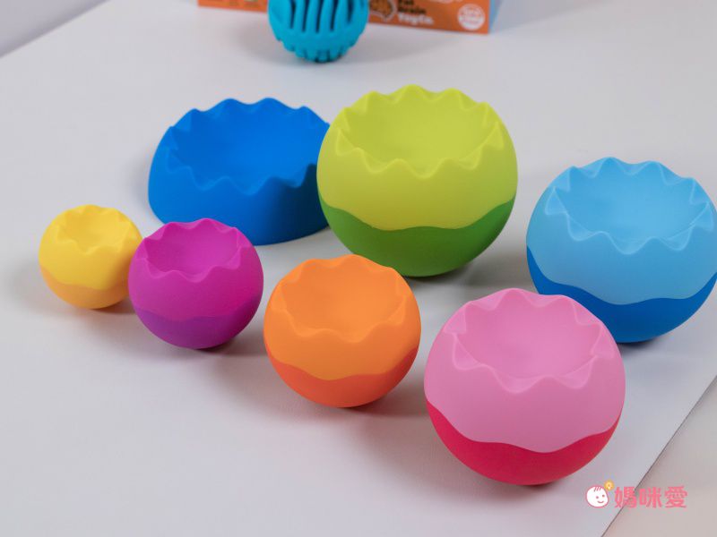 美國 FatBrain - 花朵扭扭球-底座1個、扭扭球6顆