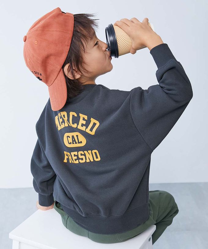 日本 devirock - 熱銷定番 印花縮口長袖上衣-National Park-濃綠