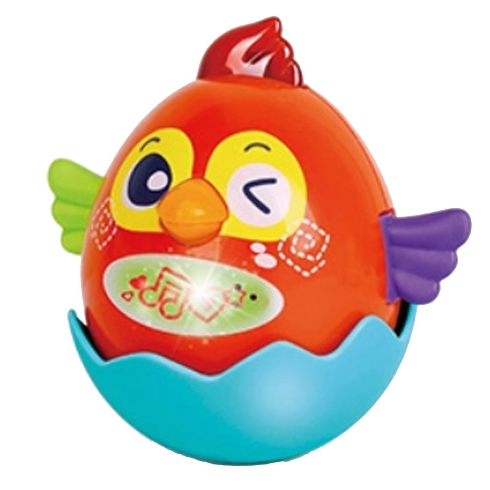 香港 HOLA - 幼兒聲光玩具-互動寶貝蛋-火焰蛋(紅)
