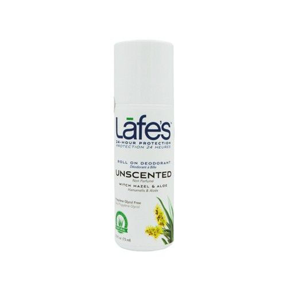 美國 Lafe's organic - 純自然體香劑-無味自然-88ml 滾珠瓶