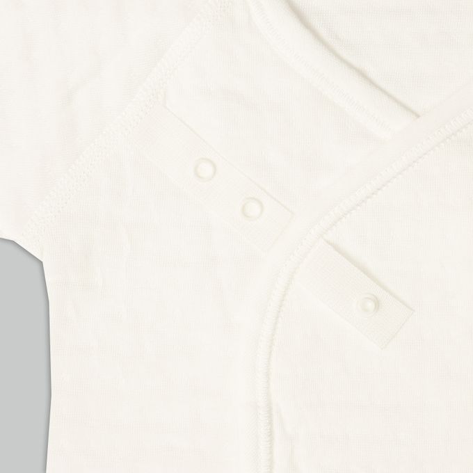 akachan honpo - 長袖新生兒內衣4件組-按扣款 保暖鋪棉-深藍色 (50~60cm)