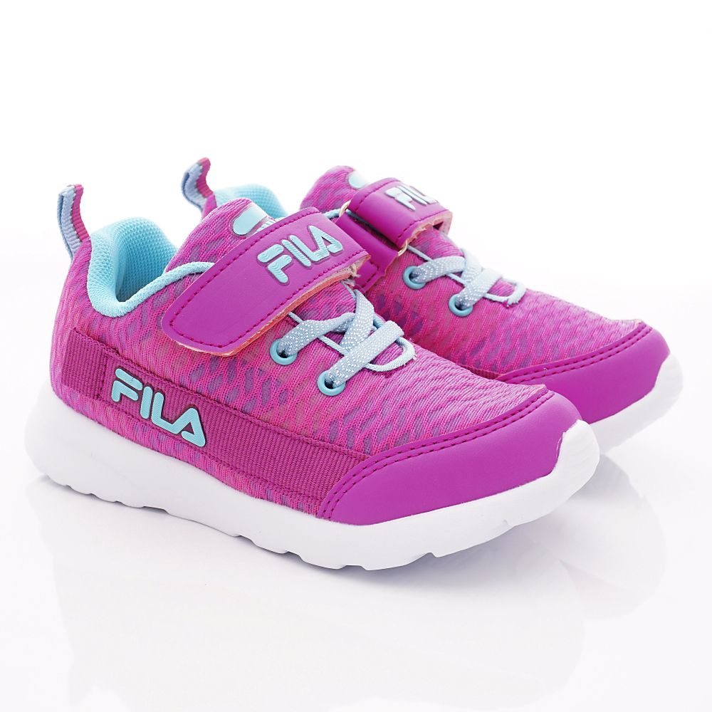 FILA - 運動鞋-輕量運動系列(中大童段)-桃藍