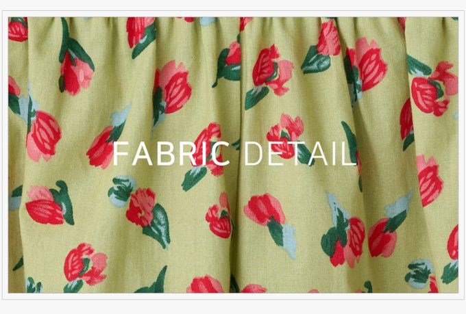 韓國 Bebezoo - 透氣純棉縮褲管防蚊褲-紅花-草綠