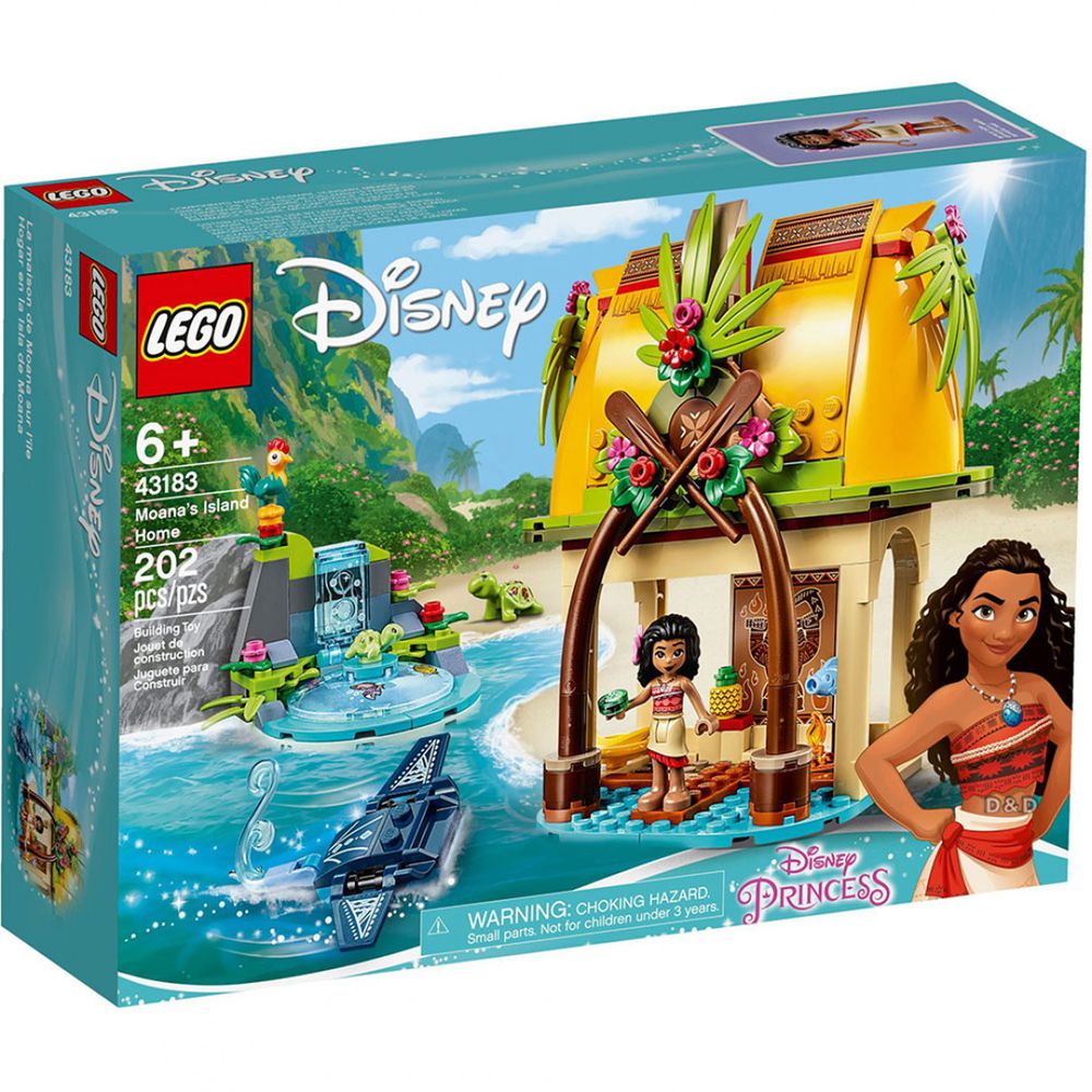 樂高 LEGO - 樂高 Disney 迪士尼公主系列 -  莫娜的島嶼之家  43183-202pcs