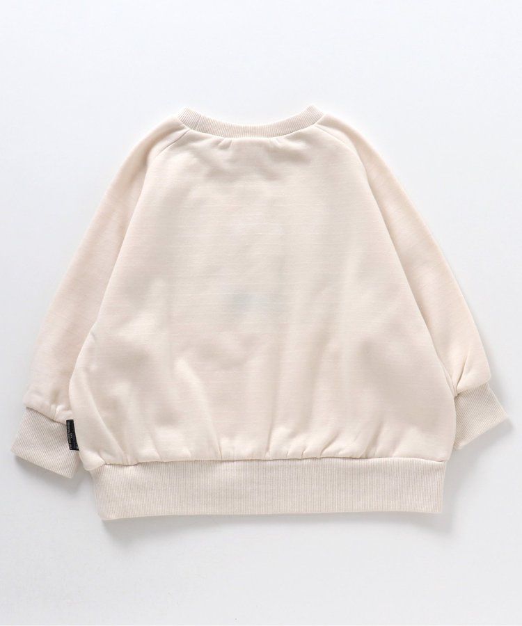 日本 BREEZE - 彩色英文標語裏毛率性運動衫-海軍藍