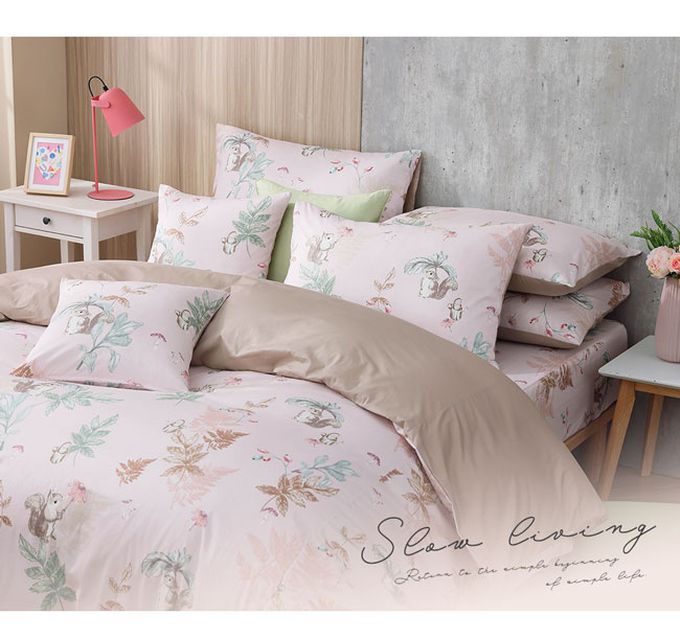 鴻宇 HongYew - 枕套2入 美國棉授權品牌-小松嘉比