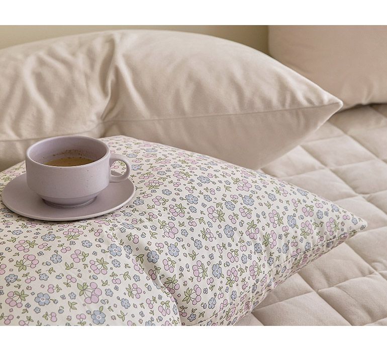 韓國 Maatila - 可水洗超細纖維桃皮感棉被(冬被)-紫莓果花園