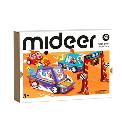 MiDeer - 摺紙藝術DIY遊戲組-夢想賽車