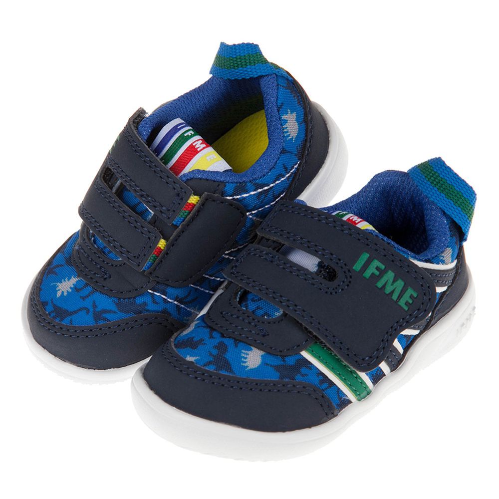 日本IFME - 日本IFME藍色恐龍超輕量寶寶機能學步鞋
