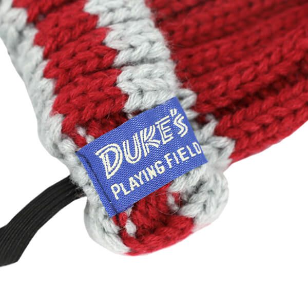 日本代購 - 麻花編織寵物帽/寵物頭套-酒紅 (M)