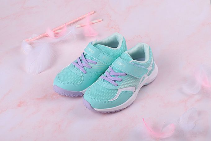 asics 亞瑟士 - LAZERBEAM踊動湖水綠兒童機能運動鞋