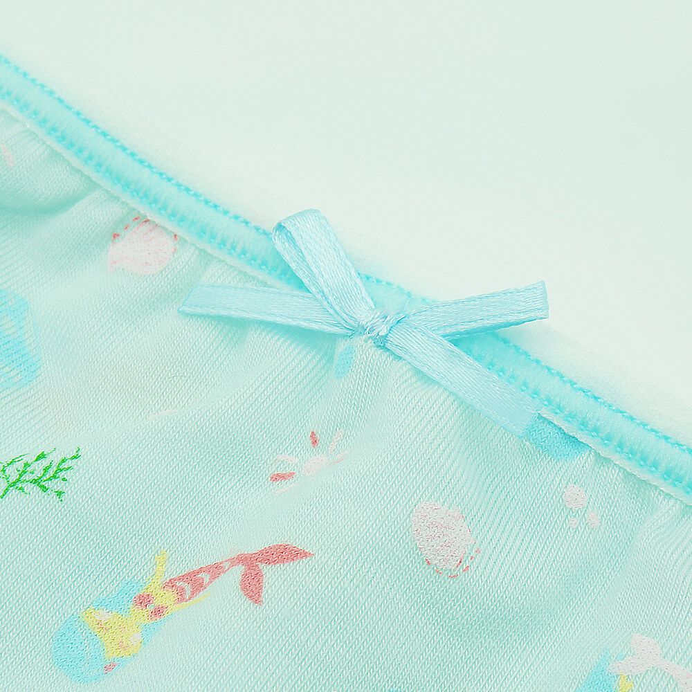 Annypepe - 女童95%天絲美人魚四角褲-水色 (110-150cm)