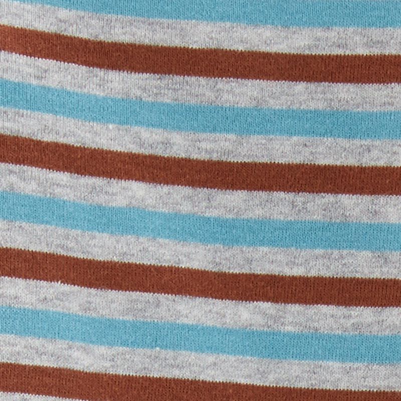 美國 Carter's - 嬰幼兒100%純棉長袖包屁衣三件組-可愛恐龍 (有機棉)