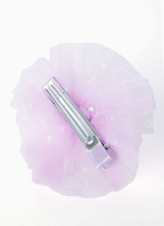 韓國 OZKIZ - (附髮飾)寶石蝶結裝飾夢幻網紗洋裝