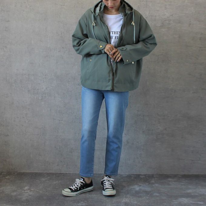 日本女裝代購 - Coolish 接觸涼感舒適快乾合身九分褲-深藍