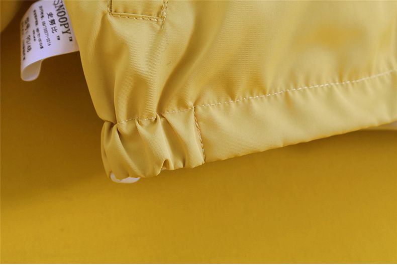 卡通人物史努比雙面穿外套-滿滿SNOOPY-黃色