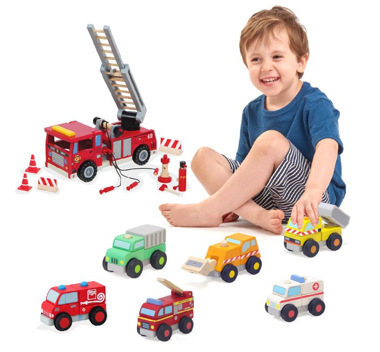 台灣 Mentari - 立體積木消防車