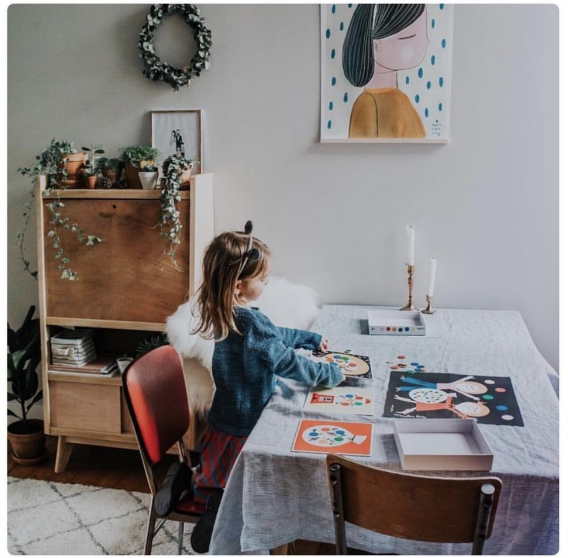 Moulin Roty - 多層拼圖-可愛的家