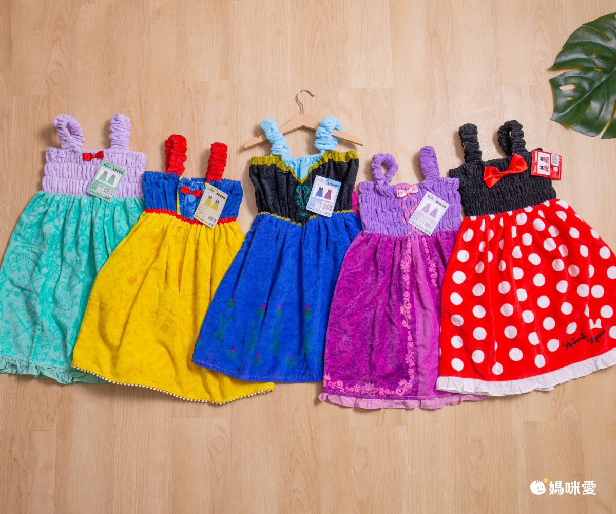 玩水必備！迪士尼公主浴巾、海灘/游泳浴巾