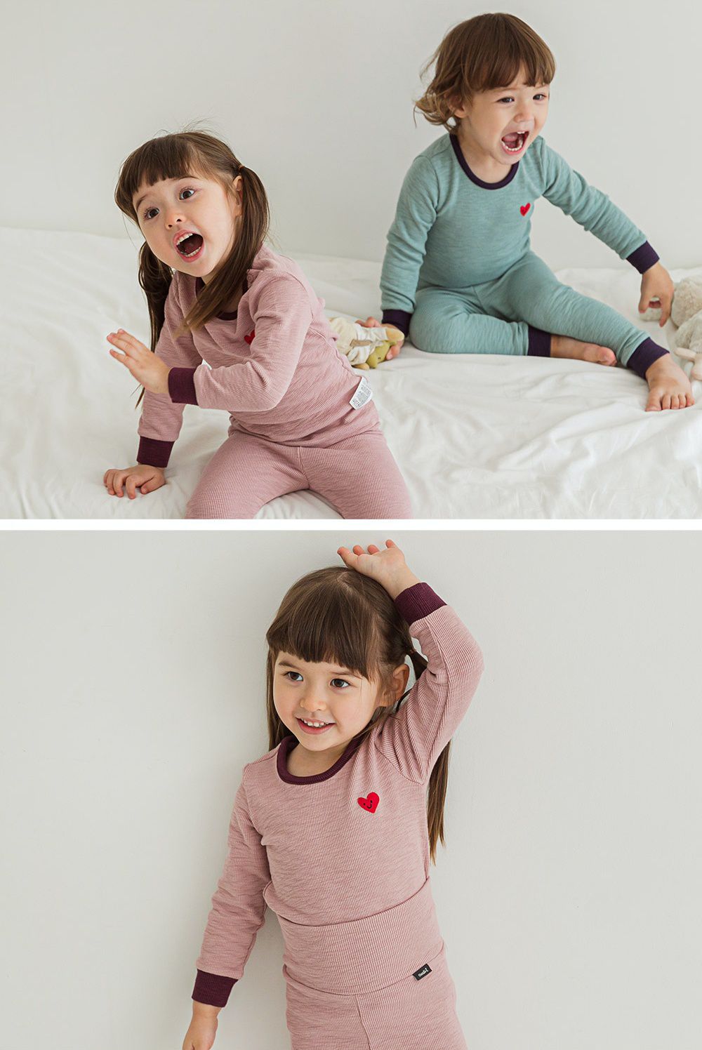 韓國 Cordi-i - 針織腹卷睡衣-薄荷綠