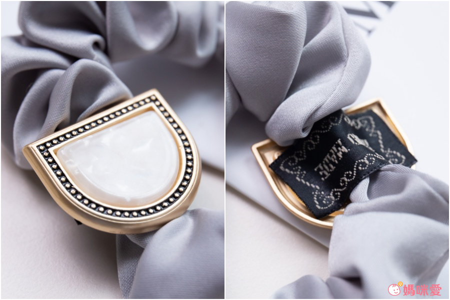 復古百搭字母髮圈-棕色