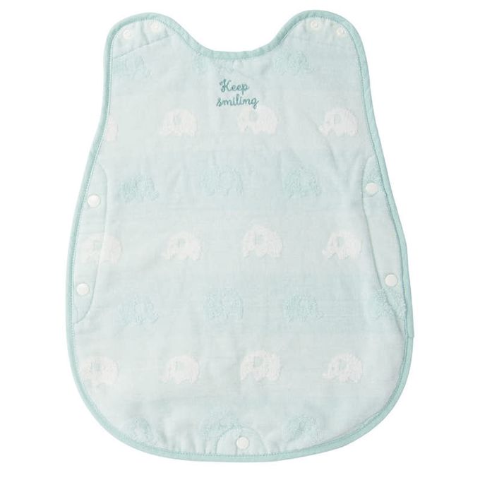 akachan honpo - 防踢被 方便換尿布-綠色 (42×54cm)