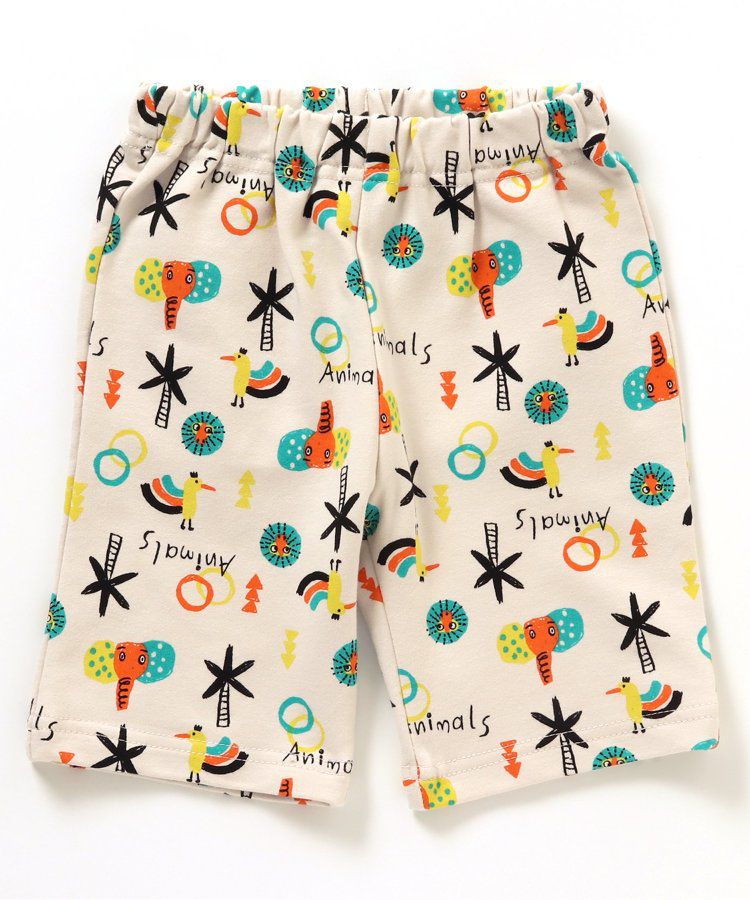 日本 BREEZE - 熱銷！百搭休閒印花短褲-乳牛紋-黑白