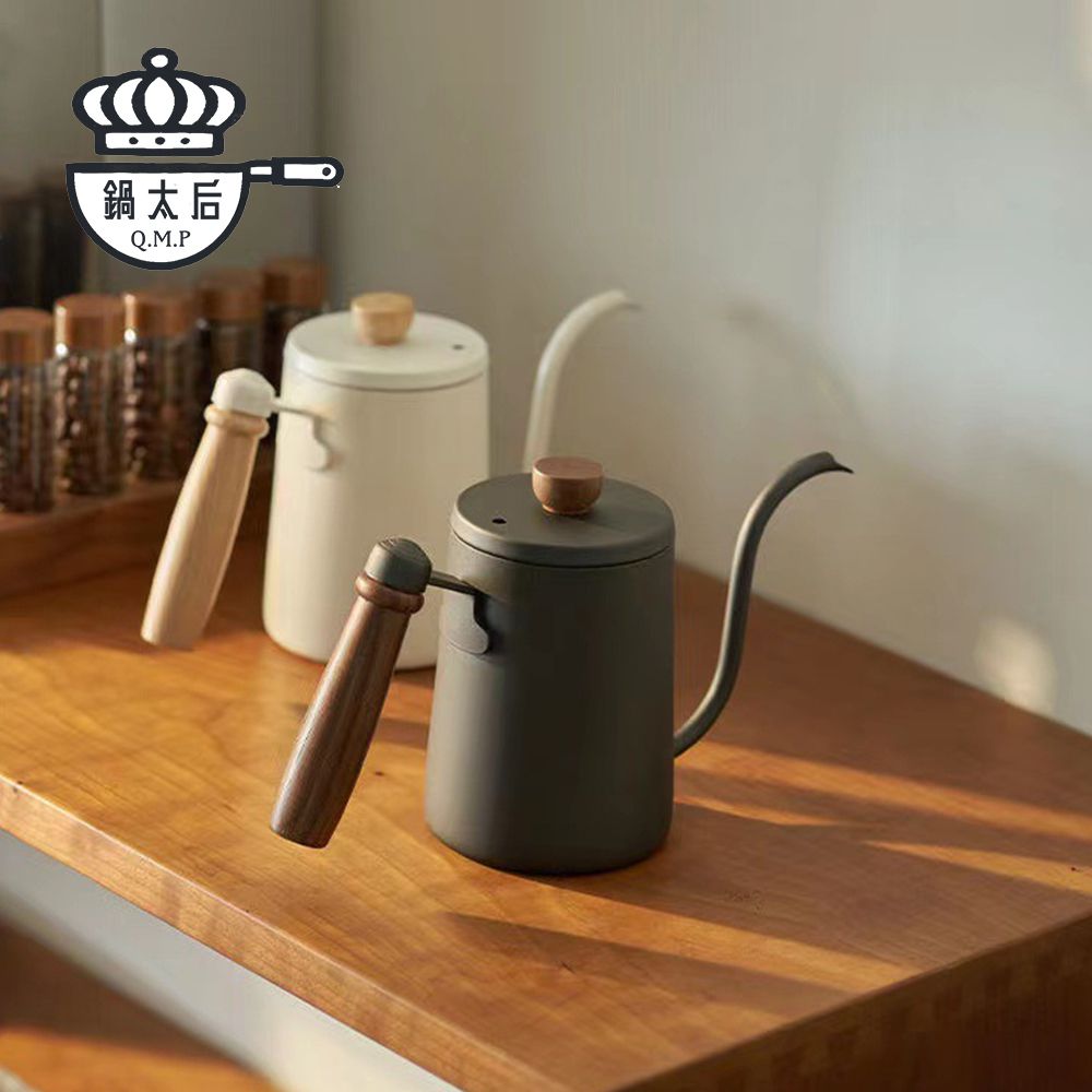 304不鏽鋼職人極細口不鏽鋼手沖壺600ml