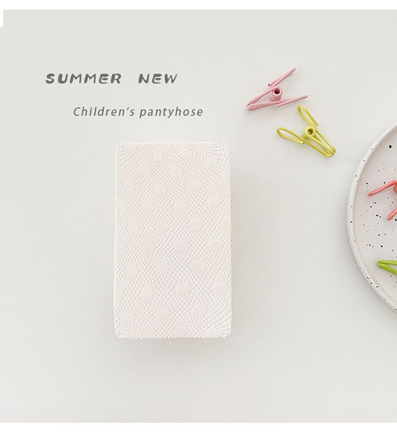 兒童網眼褲襪-1146大波點精編褲襪