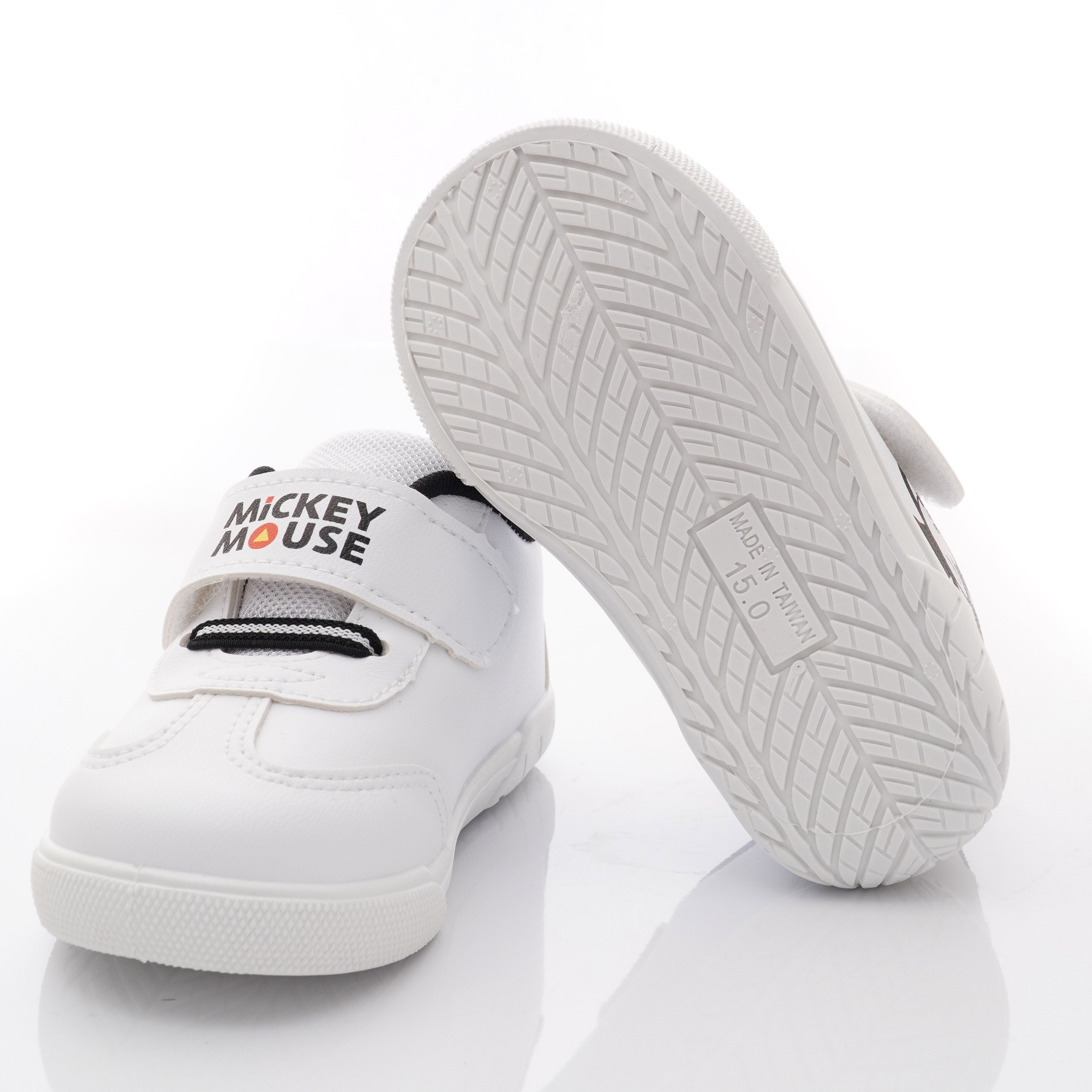 Disney - 卡通童鞋-米奇不對稱休閒鞋款(中小童段)-白