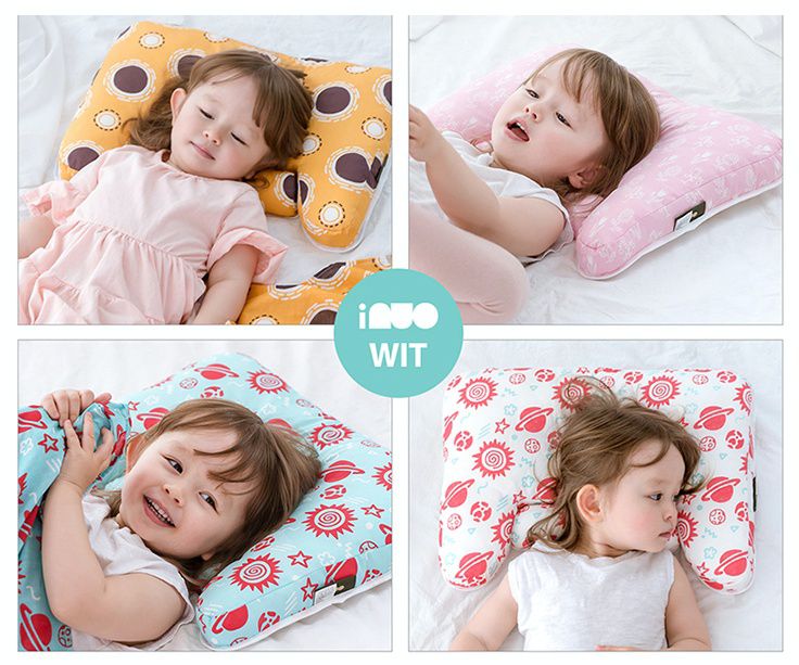 韓國 INUO - 3段可調式水洗枕-洞洞表面-太陽花 (45X33X5cm)-2歲以上適用