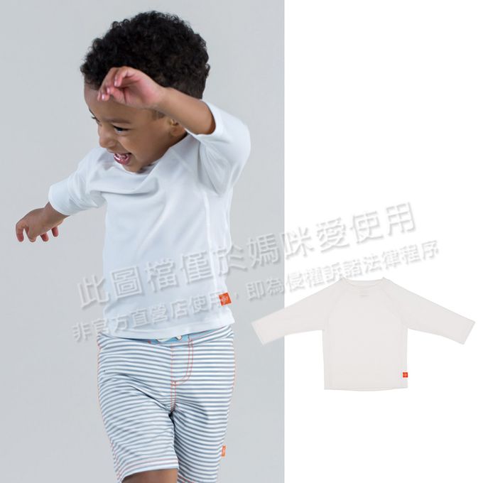 德國 Lassig - 嬰幼兒抗UV長袖泳裝上衣-藏青藍