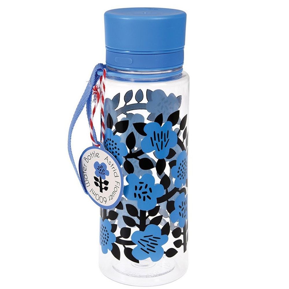 英國 Rex London - 直飲式水瓶(成人/兒童適用)-藍花(600ML)