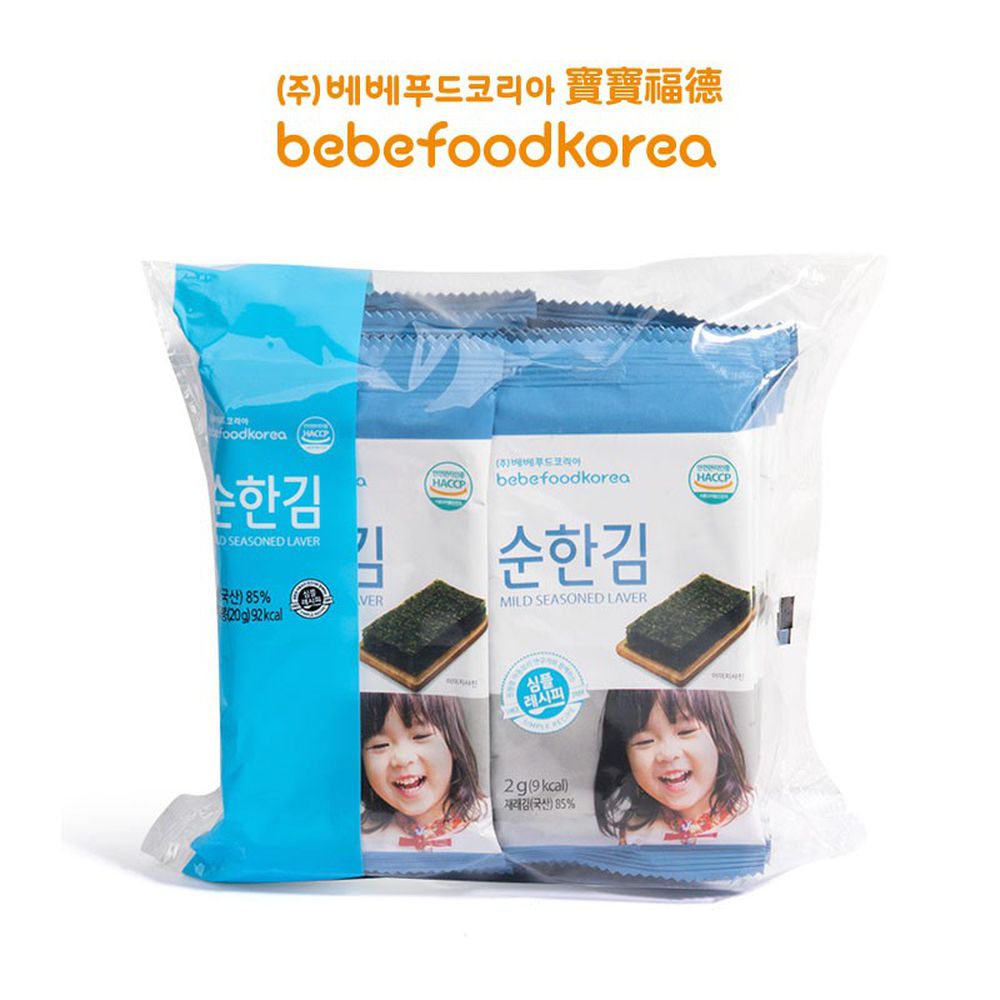韓國bebefood寶寶福德 - 低鈉海苔