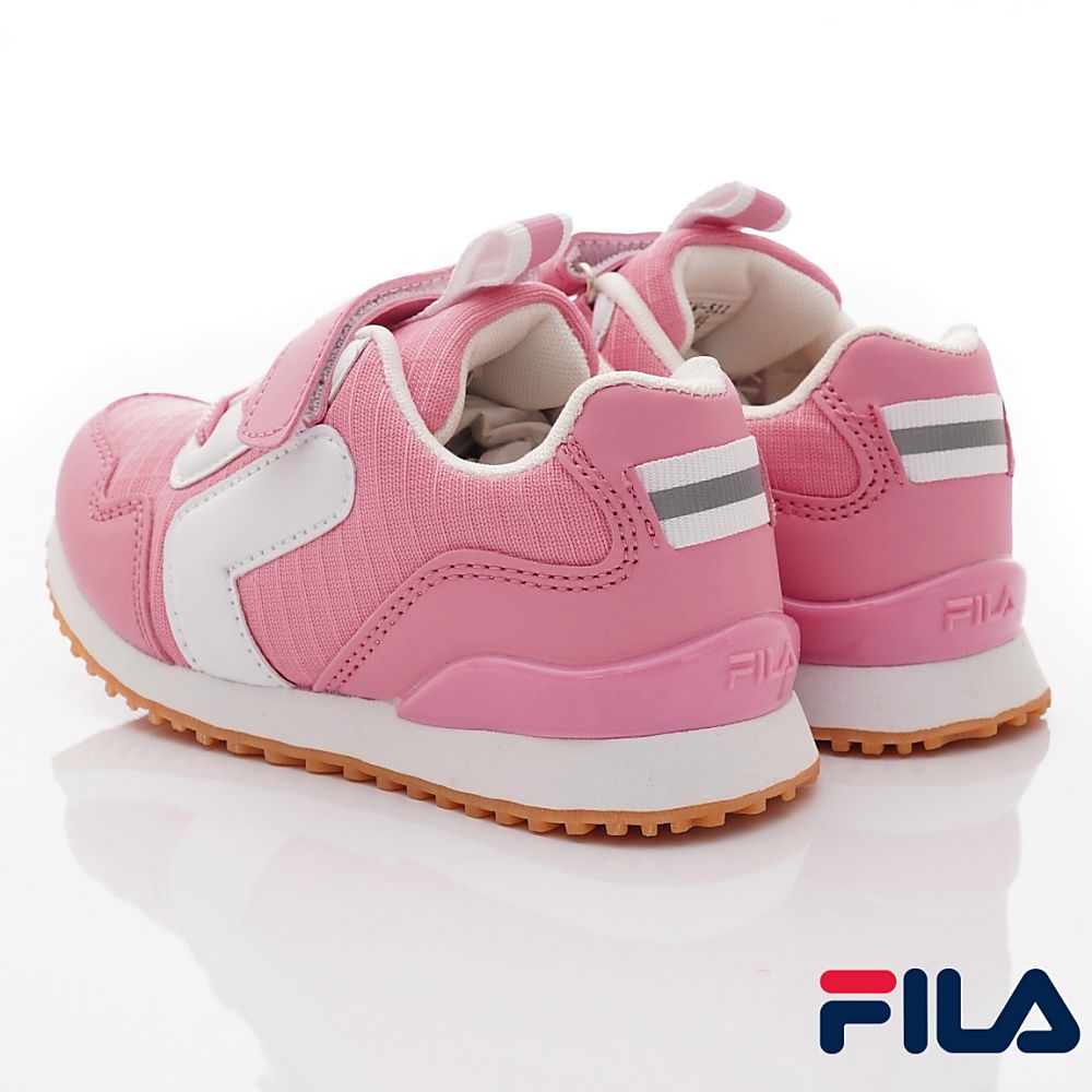 FILA - 經典慢跑鞋(中小童段)-運動鞋-粉