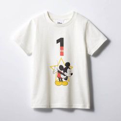 日本千趣會 - 純棉迪士尼印花短袖上衣(小孩)-數字1