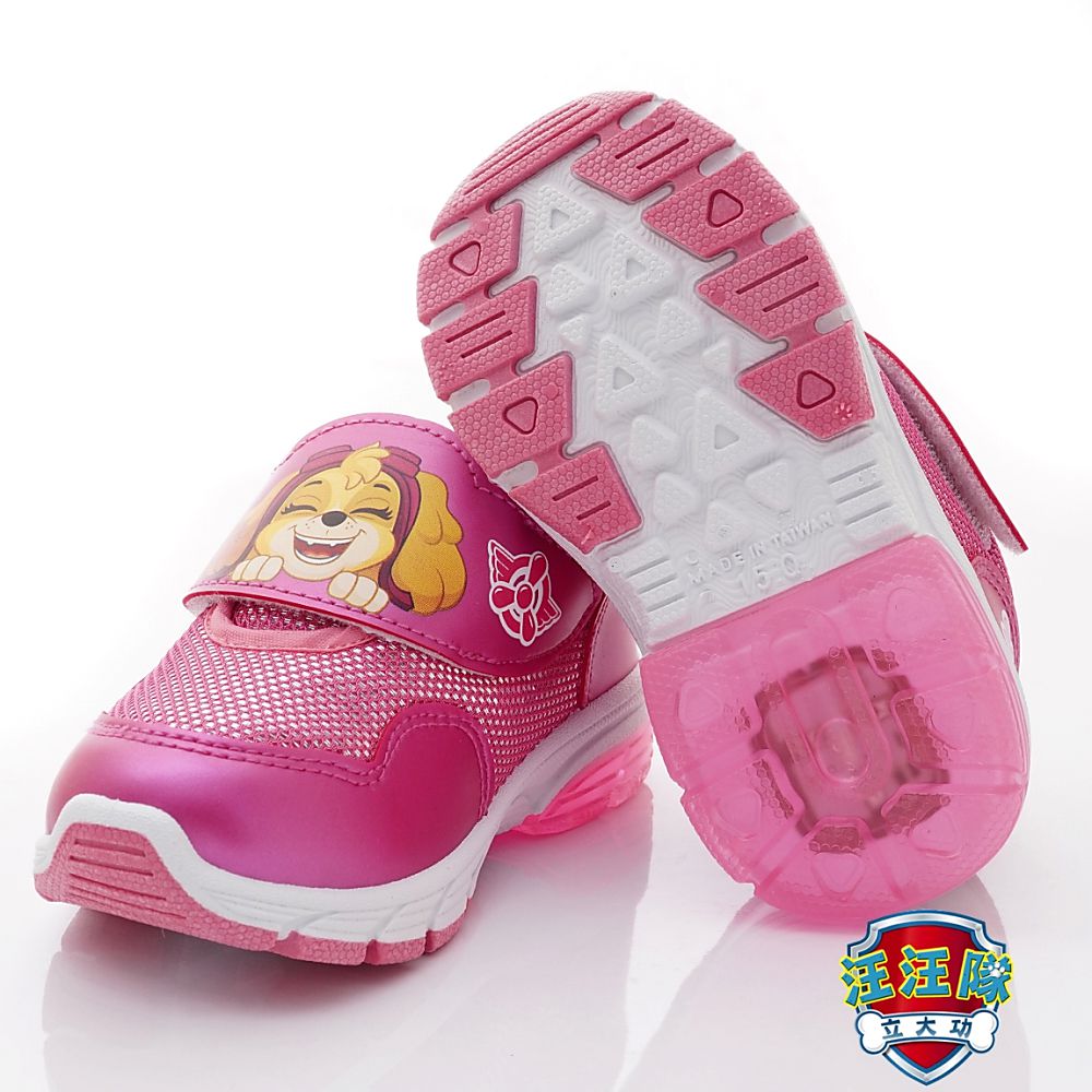 汪汪隊立大功 - 汪汪隊運動休閒鞋款(中小童款)-桃紅