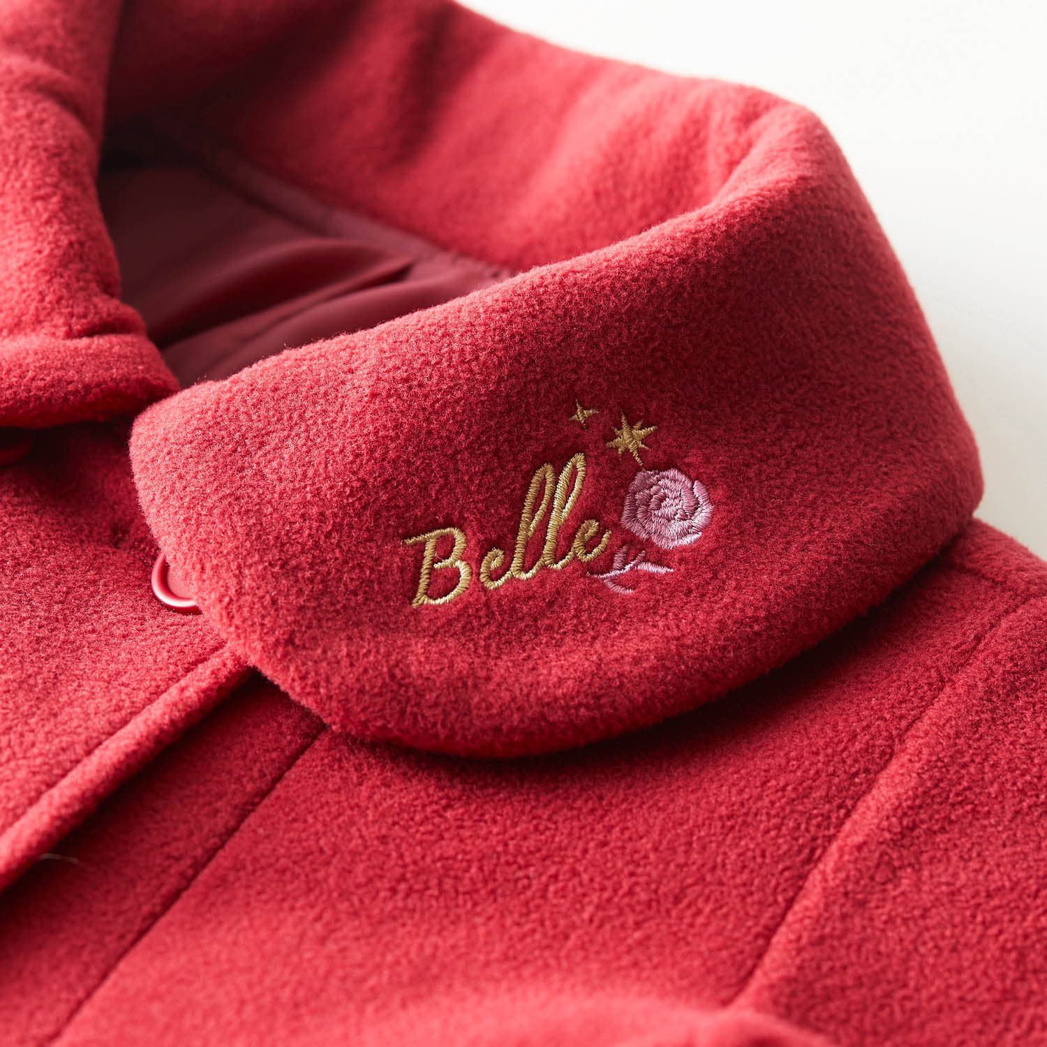 日本千趣會 - 華麗女主角厚裏毛廓形外套-紅色貝兒