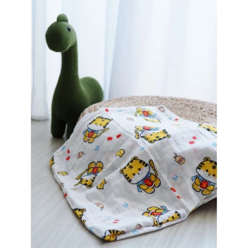 凱美棉業｜2層竹籤仿蠶絲布 紗布大方巾 適用擦澡巾/薄被/嬰兒被