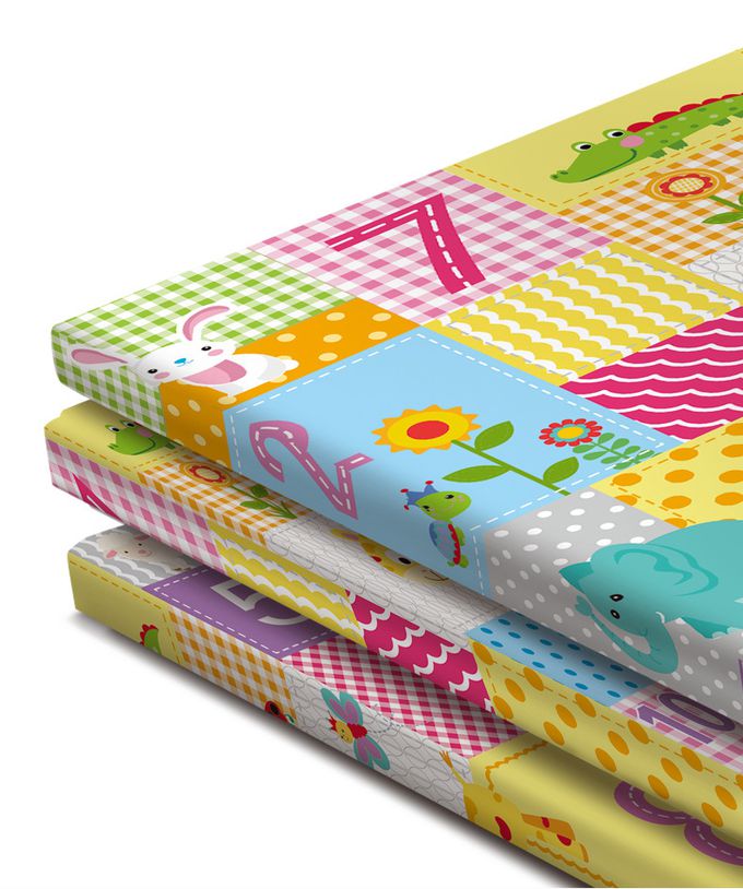 Vanibaby - XPE雙面折疊地墊/爬行地墊-動物森友 (180x100x1cm)