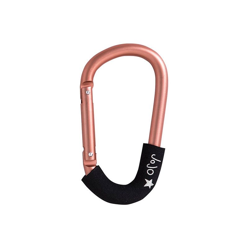 英國 JoJo Maman BeBe - 推車掛勾單入組-玫瑰金