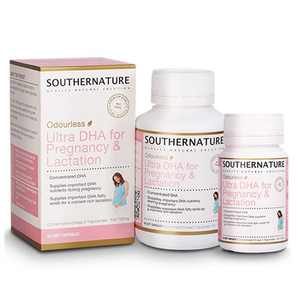 澳綠康倍southernature - 媽咪魚油膠囊食品(大)2瓶 贈 媽咪魚油膠囊(小)1瓶-90粒/瓶X 2瓶 + 30粒/瓶X1瓶