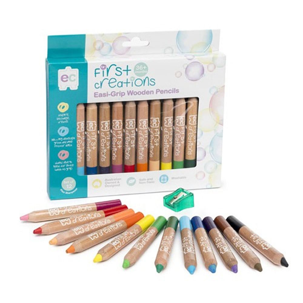 澳洲 EC - EC小玩童12色木管色鉛筆