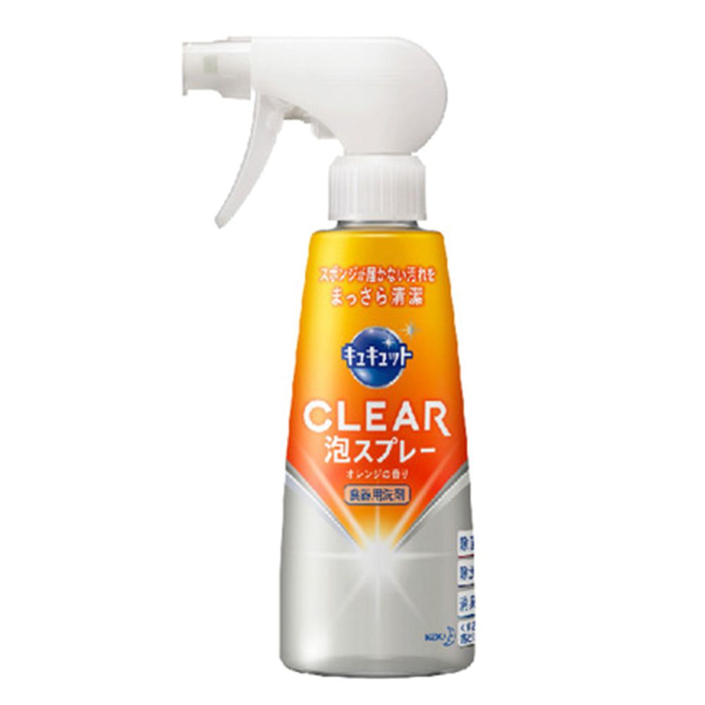日本花王 - CLEAR噴槍型泡沫洗碗精-橘/柳橙香 (300ml)