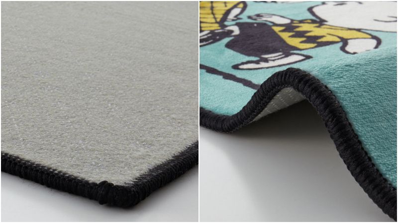 日本千趣會 - mini labo 去泥污腳踏墊-法蘭西花朵-藍綠