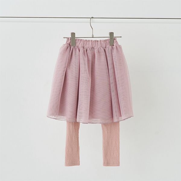 日本 Lycee mine - 搖曳可愛內搭褲紗裙-薄荷綠