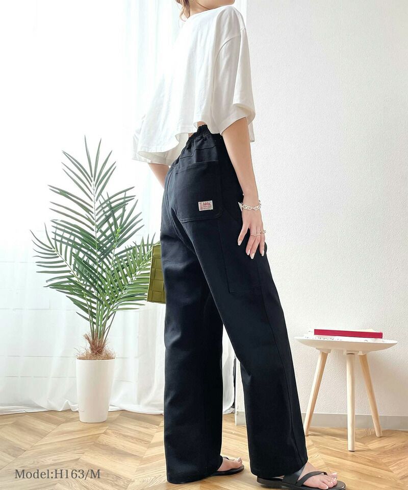 日本 Classical Elf - 超顯瘦厚磅百搭直筒褲-淺藍