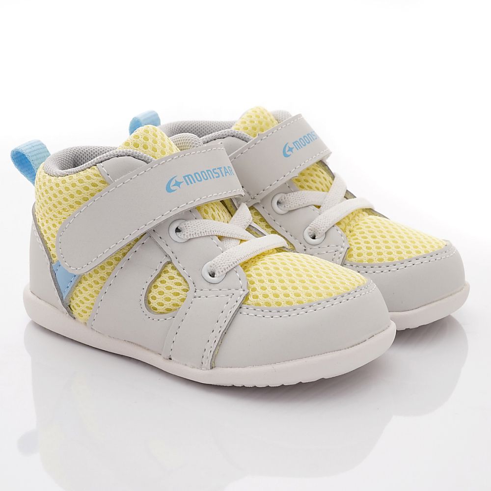 Moonstar日本月星 - 寶寶護踝學步款(寶寶段)-學步鞋-黃