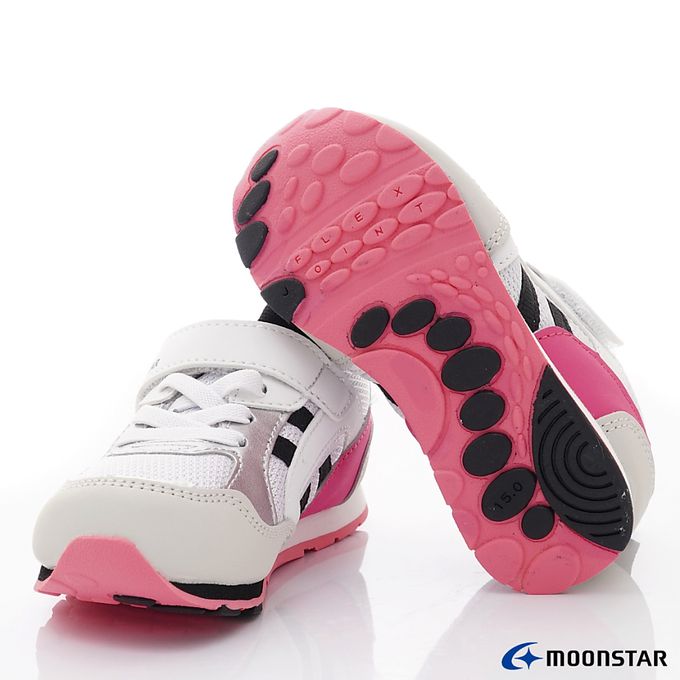 Moonstar日本月星 - 運動鞋系列童鞋-MSCNC2956黑粉(中童段)-機能運動鞋-黑粉