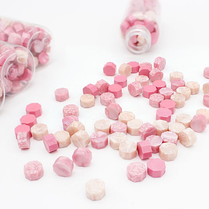 HAPPYMT - 火漆蠟粒大罐裝-有一點怦然心動-粉紅色系